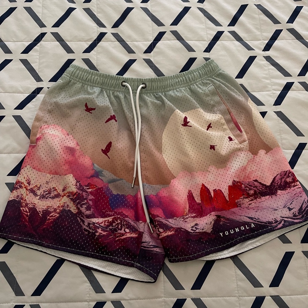 YoungLA block party shorts